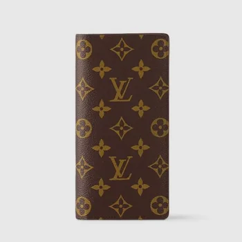 Louis Vuitton LV Unisex Brazza Wallet Monogram Canvas-M66540