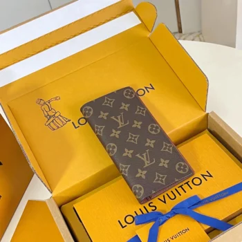 Louis Vuitton LV Unisex Brazza Wallet Monogram Canvas-M66540