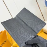 Louis Vuitton LV Unisex Brazza Wallet Monogram Eclipse-M61697