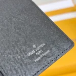 Louis Vuitton LV Unisex Brazza Wallet Monogram Eclipse-M61697