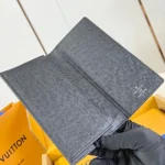 Louis Vuitton LV Unisex Brazza Wallet Damier Graphite Canvas-N62665