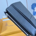 Louis Vuitton LV Unisex Brazza Wallet Damier Graphite Canvas-N62665