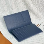 Louis Vuitton LV Unisex Brazza Wallet Waxy Calfskin Leather-Navy M25978