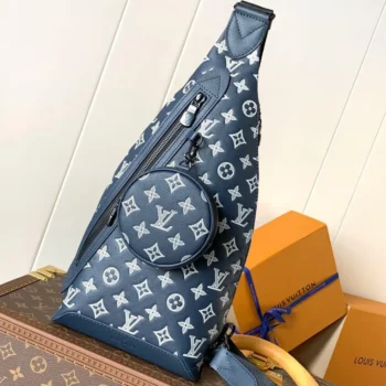 Louis Vuitton LV Unisex Duo Slingbag Monogram Shadow Calf Leather M24751