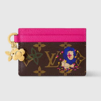 Louis Vuitton LV Unisex LV Charms Card Holder Monogram M15332