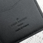 Louis Vuitton LV Unisex Pocket Organizer Cowhide Leather-Black M69979