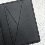 Louis Vuitton LV Unisex Pocket Organizer Cowhide Leather-Black M69979