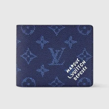 Louis Vuitton LV Unisex Slender Wallet Monogram Heritage Coated Canvas M26837
