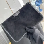 Louis Vuitton LV Unisex Verso Hobo LV Touch Calfskin Leather-Black M27022