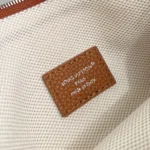 Louis Vuitton LV Unisex Verso Hobo LV Touch Calfskin Leather-Tan M26745