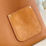 Louis Vuitton LV Unisex Verso Hobo LV Touch Calfskin Leather-Tan M26745