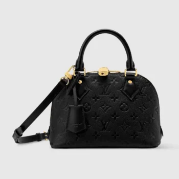 Louis Vuitton LV Women Alma BB Calfskin Leather-Black M26409