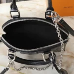 Louis Vuitton LV Women Alma Trunk BB Calfskin Leather-Black M27812