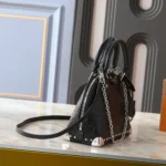 Louis Vuitton LV Women Alma Trunk BB Calfskin Leather-Black M27812