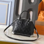 Louis Vuitton LV Women Alma Trunk BB Calfskin Leather-Black M27812