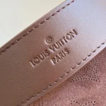 Louis Vuitton LV Women CarryAll PM Suede Calfskin Leather and Shearling-Chocolate