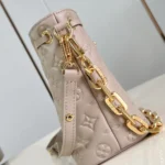 Louis Vuitton LV Women Coussin Bucket Lamb Leather-Beige M26530