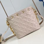 Louis Vuitton LV Women Coussin Bucket Lamb Leather-Beige M26530