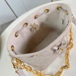 Louis Vuitton LV Women Coussin Bucket Lamb Leather-Beige M26530