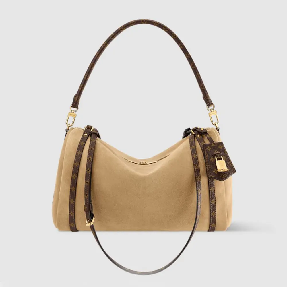 Louis Vuitton LV Women Express MM Calfskin Leather-Natural M26358 (1) Louis Vuitton LV Women Express MM Calfskin Leather-Natural M26358