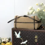 Louis Vuitton LV Women Express MM Calfskin Leather-Natural M26358