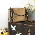 Louis Vuitton LV Women Express MM Calfskin Leather-Natural M26358