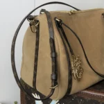 Louis Vuitton LV Women Express MM Calfskin Leather-Natural M26358