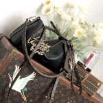 Louis Vuitton LV Women Express PM Calfskin Leather-Black M26039