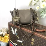 Louis Vuitton LV Women Express PM Calfskin Leather-Brown M26360