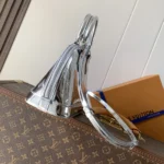 Louis Vuitton LV Women LV Ski Coated Canvas-Silver M26335