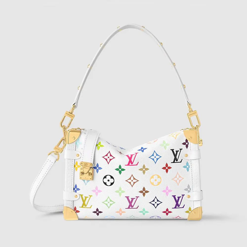 Louis Vuitton LV Women LV x TM Side Trunk MM Multicolored M14046 (1) Louis Vuitton LV Women LV x TM Side Trunk MM Multicolored M14046