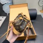 Louis Vuitton LV Women Nano Noé Monogram Coated Canvas M81266