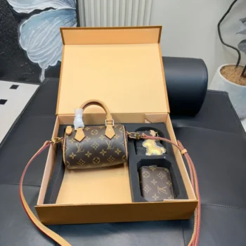 Louis Vuitton LV Women Nano Speedy Monogram Coated Canvas M81085