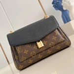Louis Vuitton LV Women Saint Germain BB Leather and Coated Canvas-Black M26398