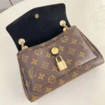 Louis Vuitton LV Women Saint Germain BB Leather and Coated Canvas-Black M26398