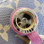 Louis Vuitton LV Women Saint Germain BB Leather and Coated Canvas-Maroon M27067