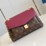 Louis Vuitton LV Women Saint Germain BB Leather and Coated Canvas-Maroon M27067