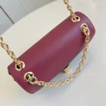 Louis Vuitton LV Women Saint Germain BB Leather and Coated Canvas-Maroon M27067