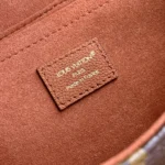 Louis Vuitton LV Women Saint Germain PM Leather and Coated Canvas-Brown M27065