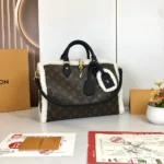Louis Vuitton LV Women Speedy Soft 30 Teddy Monogram Shearling M26326