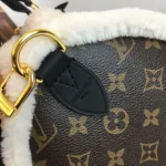 Louis Vuitton LV Women Speedy Soft 30 Teddy Monogram Shearling M26326