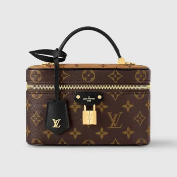 Louis Vuitton LV Women Vanity Chain Pouch Monogram Coated Canvas M47125