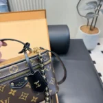 Louis Vuitton LV Women Vanity Chain Pouch Monogram Coated Canvas M47125