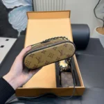 Louis Vuitton LV Women Vanity Chain Pouch Monogram Coated Canvas M47125