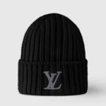 Louis Vuitton Unisex LV Only LV Beanie in Pure Wool-Black M77277