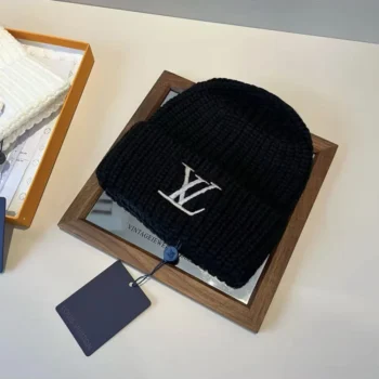 Louis Vuitton Unisex LV Only LV Beanie in Pure Wool-Black M90799