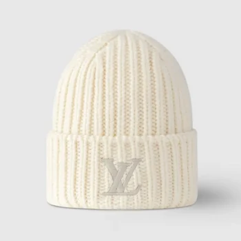 Louis Vuitton Unisex LV Only LV Beanie in Pure Wool-White M90799