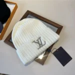 Louis Vuitton Unisex LV Only LV Beanie in Pure Wool-White M90799