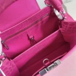 Louis Vuitton Women Capucines BB Handbag Pink Crocodilian Leather