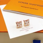 Louis Vuitton Women Color Blossom BB Star Ear Stud Pink Gold and White Mother-of-Pearl